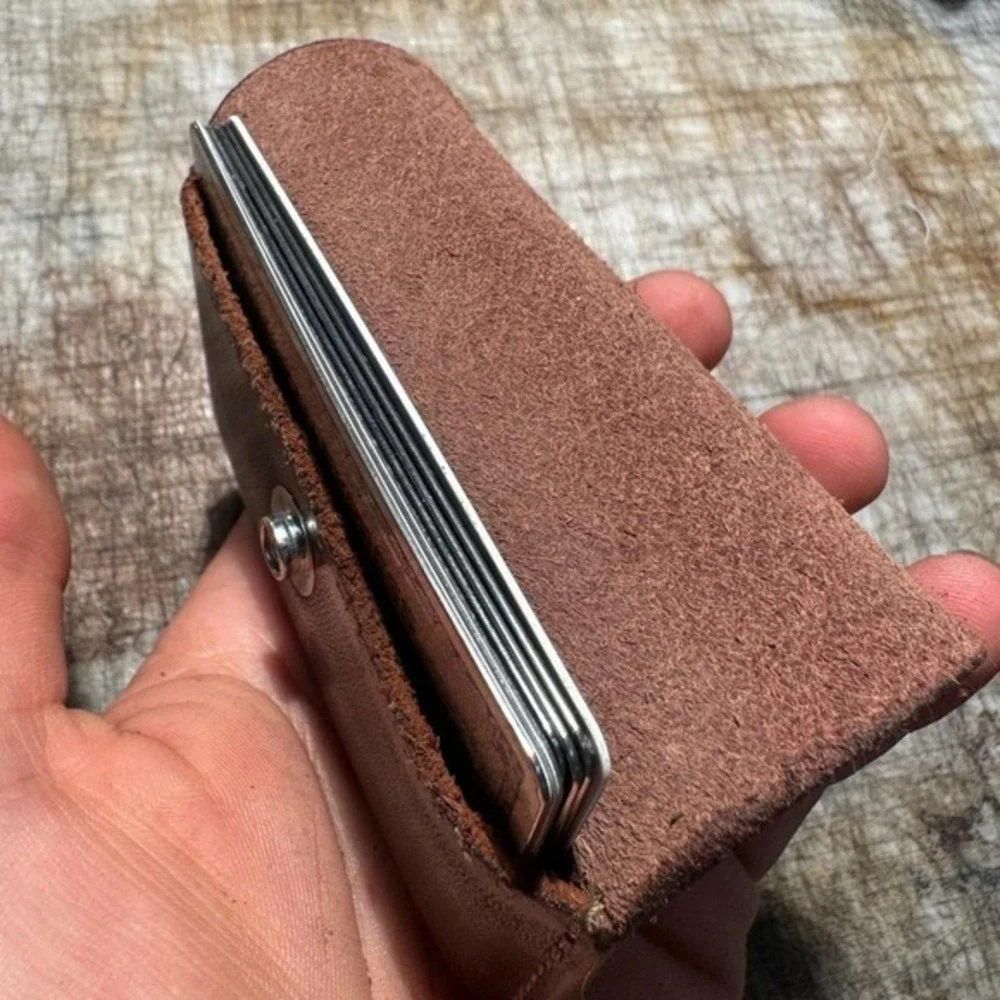 Handmade Horween‎ Dublin cardholder